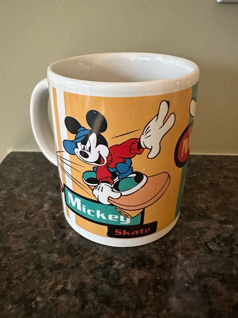 3/$40 Disney Mickey Mouse Skateboard Mug